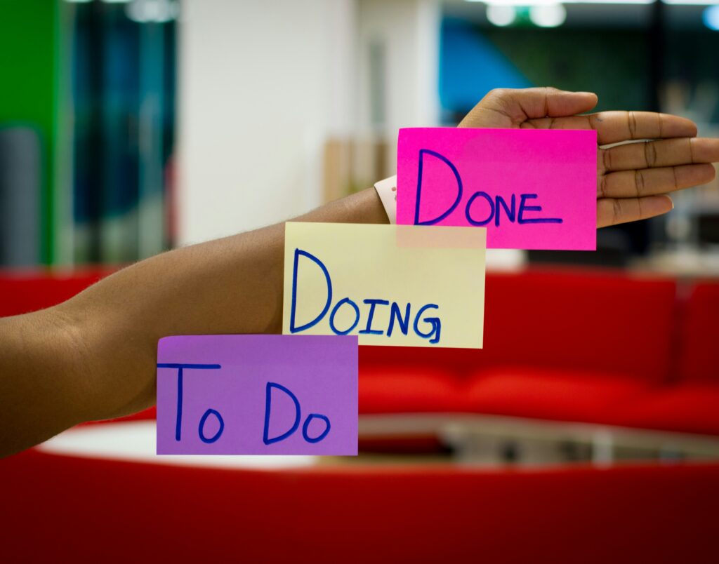 Task Status: Todo, doing, done